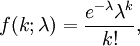 [The Poisson distribution equation.]